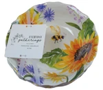 Everyday Gatherings Melamine Bowls Sunflower Bee Floral Set Of 4 7.25" Soup Nwt. Fixed Price $27.85.