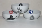 Vandor Star Wars Ceramic Bowls Darth Vader R2-D2 Stormtrooper -set Of 3. Fixed Price $39.99.