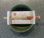 Core Koi Fish Pond Noodle Bowl With Chopsticks Sage Green 26OZ New In Package. Fixed Price $25.00.