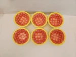 Pioneer Woman Melamine Dip Bowls Jewel Geo Burst 1-CUP (8 Oz) Set Of 6 New W/tag. Fixed Price $25.00.