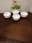 Mikasa Antique White Bone China Fruit Dessert Bowls 4 1/2" Set Of. Fixed Price $65.00.