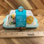 The Pioneer Woman Double Butter Dish, Sweet Romance Blossoms Pattern, New. Fixed Price $17.97.
