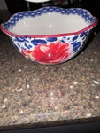 Lot Of 2 The Pioneer Woman Heritage Floral Soup/cereal Bowls Red Rim Stoneware. Fixed Price $24.99.