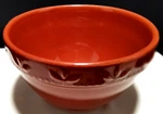 Sorrento Signature Housewares Serving Bowl Burgundy 6" Debbie Segura 2001. Fixed Price $19.99.
