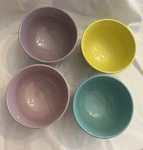 Cute Of 4 Pastel Basket Weave Francois Mimi Bowls.. Fixed Price $18.00.