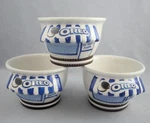 Oreo Ice Cream Shoppe Ceramic Sundae Bowls Houston Harvest Kraft Foods 3 Pc Set. Fixed Price $15.00.