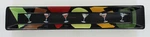 Bella Casa By Ganz - Martini Dish Bowl Tray Black With Glasses & Olives. Fixed Price $10.00.