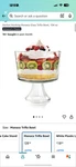 Anchor Hocking Presence Large Glass Footed Trifle Dessert Bowl With Clear Stand. Fixed Price $18.00.