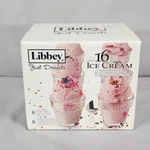 Libbey Just Desserts Mini Ice Cream Dishes & Spoons 16 Piece New Box Party. Fixed Price $18.59.