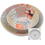 Tono Toki Japanese Ramen Bowl Set Mino Ware Shozui Patchwork Floral Design. Fixed Price $53.10.