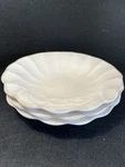3 American Atelier Athena Bowls Soup Salad Ironstone Scalloped Edge 8 1/2". Fixed Price $20.88.