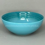1) Le Creuset Dinnerware Vancouver Cereal Bowl Caribbean Blue 6.25" *seconds*. Fixed Price $27.00.