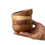 Wooden Dipping Bowls, 4 Pack Sauce 2.5 Oz Dish, Acacia Sauc.... Fixed Price $30.92.