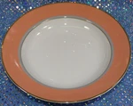 Mikasa Fine China Grandeur Salmon Rimmed Soup Bowl(s) LAD02 Japan. Fixed Price $9.99.