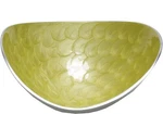 Artisan D'orient Curve Triangle 9" Bowl, Lime, 1 Pc. Fixed Price $35.99.