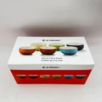 Le Creuset Rice Bowl Size Of 6 Rainbow Stone Ware 350ML. Fixed Price $116.72.