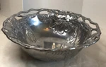 Rare 2001 Arthur Court Magnolia Design Salad Centerpiece Bowl Aluminum. Fixed Price $39.90.