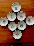 Vintage Noritake Gourmet Garden Floral Flowers Soup Cereal Bowls 7940 Set Of 8. Fixed Price $85.00.