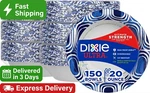 Dixie Ultra Paper Bowls 20OZ 150 Count Microwave Safe Disposable Compostable. Fixed Price $33.99.