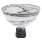 Badash Milky Way Handmade Alabaster Glass Centerpiece Bowl 10 X 7". Fixed Price $47.50.