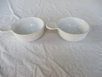Set Of 2 Corningware Grab Bowls Oz White P-150-B -usa. Fixed Price $13.99.
