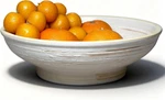 9 Inch Decorative Bowl, Embossed Textured Ceramic Centerpiece For Tabletop. Fixed Price $14.88.