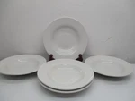 5 World Porcelana Since 1847 Wide Rim Salad/soup Bowl #242 Restaurant Ware. Fixed Price $40.00.