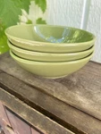 Crate & Barrel Kai Citrus Lime Green Small Bowl Dish Set Of 3. Fixed Price $10.00.
