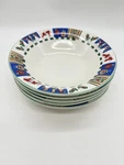 Vintage Ro Gregg Welcome Winter Christmas Soup Cereal Bowls Set Of 5 Stoneware. Fixed Price $20.00.