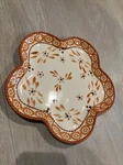 Temp-tations Old World Orange Rounded Star Serving Plate Ppp Sq 939528 Rare. Fixed Price $20.00.