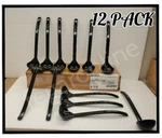 12 Pack Carlisle 02953709A 9.5" Oval Bowl Ladle Bacon Imprinted NSF-2 Free Ship. Fixed Price $34.99.
