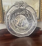 Beatriz Ball 55" Round Salad Bowl With Matching Servers. Fixed Price $95.00.
