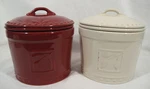 Lot Of 2 Signature Sorrento Stoneware 3 Piece Dip Chiller & Bowl Debby Segura. Fixed Price $39.99.