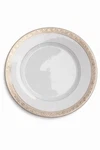 Philippe Deshoulieres Trianon Platinum Dinner Plate 10.5". Fixed Price $116.00.