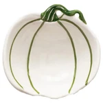 Boston International - White & Green Pumpkin Bowl Large KAC25378. Fixed Price $20.00.