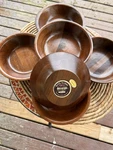 American Walnut Salad Bowl Set 6 Pieces Quality Heirloom Wooden Did Ware. Fixed Price $42.00.