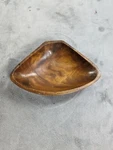 Artisan Studio Wooden Triangle Bowl 7" X 5. Fixed Price $11.98.