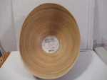 Bamboo Spun Bowl Brick & Bloom New With Tags Front And Back 10" X 8" 4.75". Fixed Price $30.00.