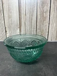 Pioneer Woman Adeline Teal Glass Bowl 13 Oz Euc Blown Country Snack Mini Blue. Fixed Price $14.99.