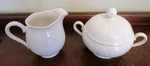 Mikasa Magnolia White Creamer & Sugar Bowl W/ Lid/cover Spring FT900 Japan Euc!. Fixed Price $23.99.