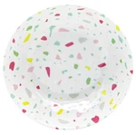 Zak Designs Four (4) Melamine Blue Confetti 8" X 2.25" Bowls. Fixed Price $33.92.