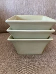 Espana Lifestyle Square Ceramic Bowls (set Of 3) Green Tabletop Unlimited 5.75". Fixed Price $22.45.