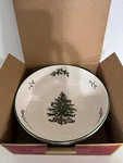 S/2 Spode Christmas Tree Individual Bowl 7" Diameter 32 Oz Brand New!. Fixed Price $25.00.