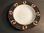 Sasaki Pompeii Soup Bowl By Loretta Agro 8.5" Wide. Fixed Price $19.89.