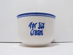 Clay Design For Ice Scream Bowl - Made In America. Fixed Price $9.99.