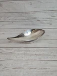 Reed & Barton Silver Plate Canoe Leaf Nut Bowl Mcm. Fixed Price $7.99.