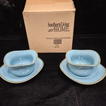 Southern Living Home Tuscan Toscana Tidbit Bowls And Saucers Stoneware Set. Fixed Price $16.88.