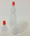 50 Pack Of 1/2OZ (15ML) Plastic Boston Round Squeeze Bottles With Yorker Caps. Fixed Price $16.60.