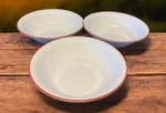 Corning (corelle) Spiceberry Cereal Bowls 7 1/8" - Set Of 3 No Decal. Fixed Price $20.00.