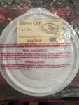 Pampered Chef White Piece Lid Set 10 & For Colander Bowl #2798 New. Fixed Price $18.99.